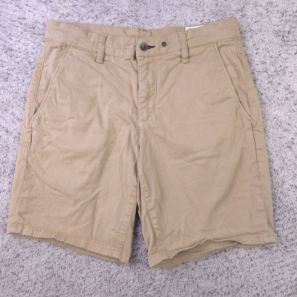 Rag & Bone Shorts Mens 30 Chino 8.5 Inseam Stretch Canvas Cornstalk Khaki